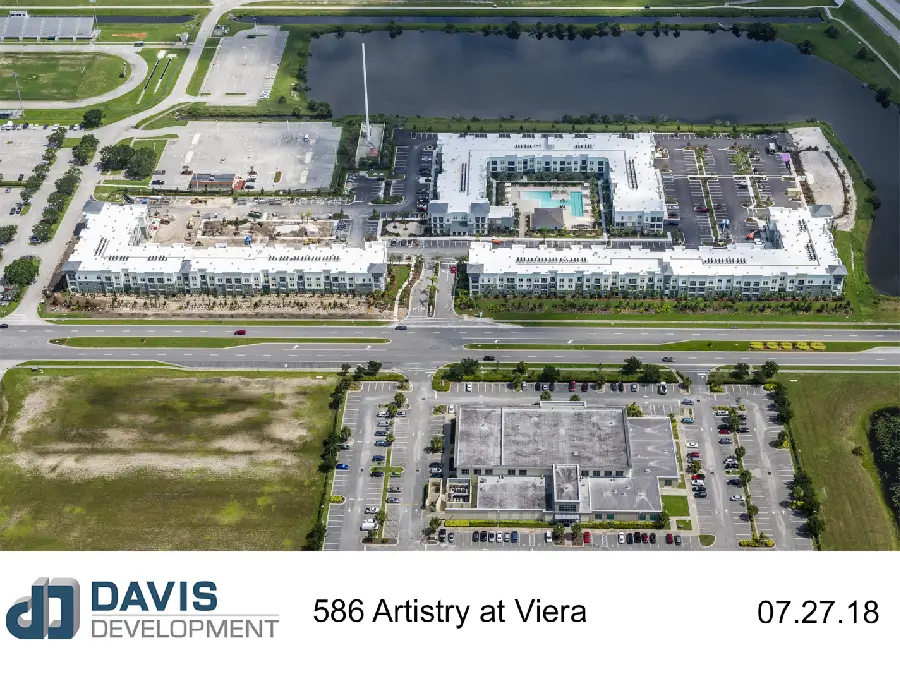 A bird 's eye view of the 5 8 6 artistry at viera.